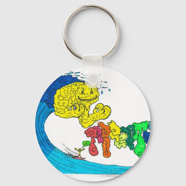 percentum surfing key ring (Front)