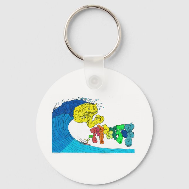 percentum surfing key ring (Front)