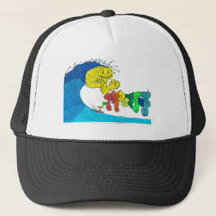 percentum surfing trucker hat