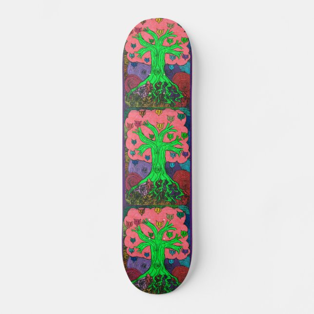 Percentum Tree Skateboard (Front)