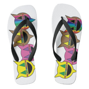 PERCENTUMDESIGNNS.COM Pair of Flip Flops