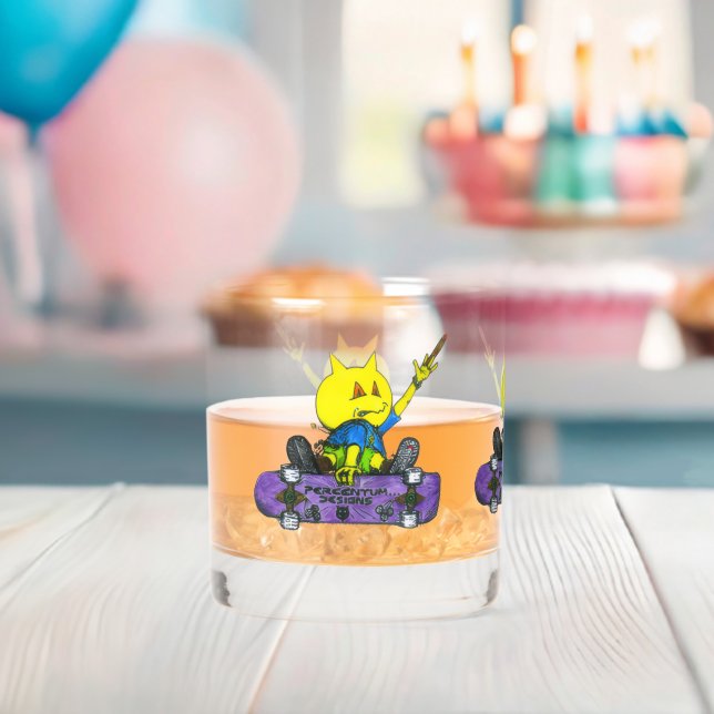 PERCENTUMDESIGNS.COM Drinkware Set Whiskey Glass (Insitu (Baby Shower))