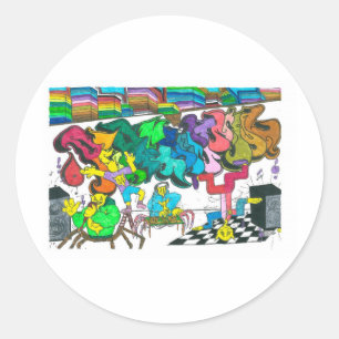 PercentumHipHop Classic Round Sticker