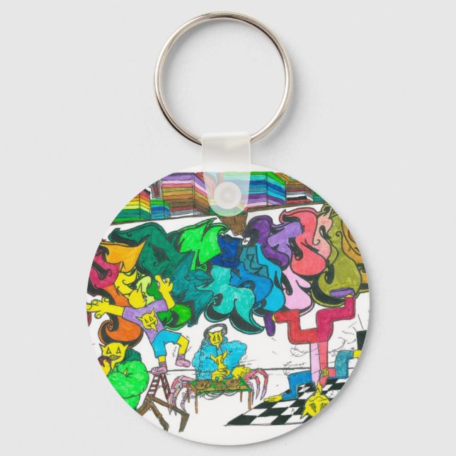 PercentumHipHop Key Ring (Front)