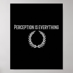 Perception Is Everything Stoic Quote Tank Top Poster