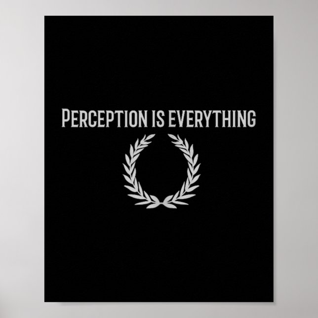 Perception Is Everything Stoic Quote Tank Top  Poster (Front)