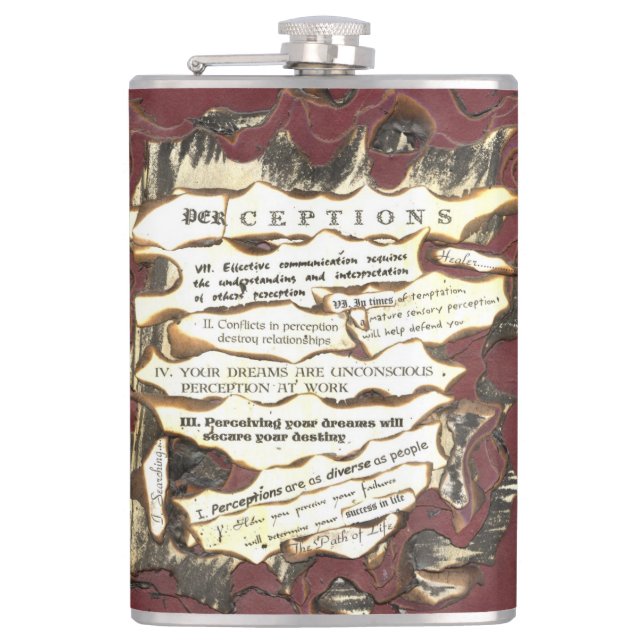 Perceptions Hip Flask (Front)