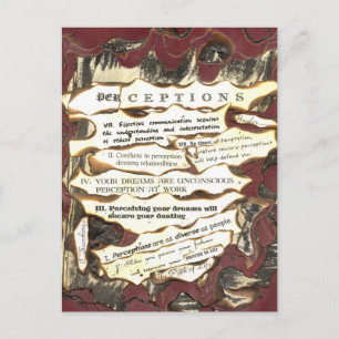 Perceptions Postcard