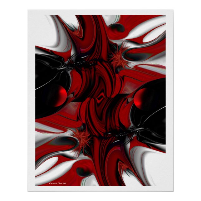 "Perceptive Creation",  Glossy Poster (Front)