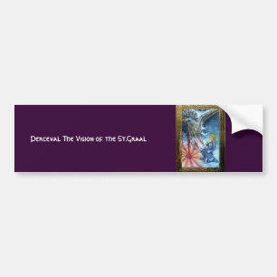 PERCEVAL AND VISION OF THE HOLY GRAIL BUMPER STICKER