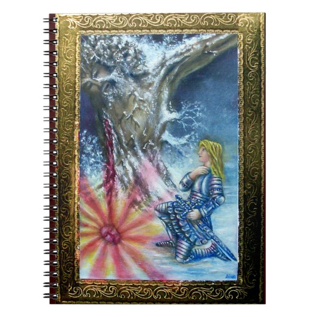 PERCEVAL AND VISION OF THE HOLY GRAIL NOTEBOOK (Front)