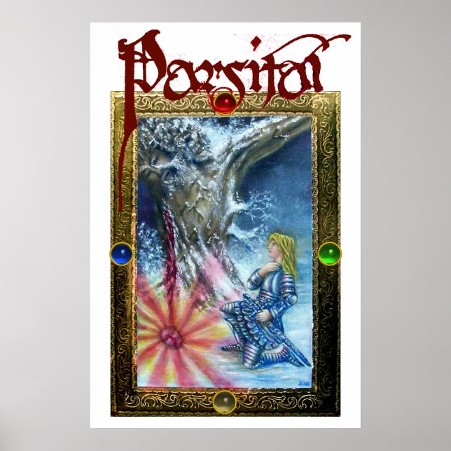 PERCEVAL AND VISION OF THE HOLY GRAIL POSTER (Front)