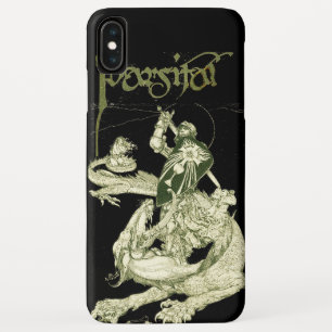 PERCEVAL FIGHTING DRAGON,QUEST HOLY GRAIL Fantasy iPhone XS Max Case