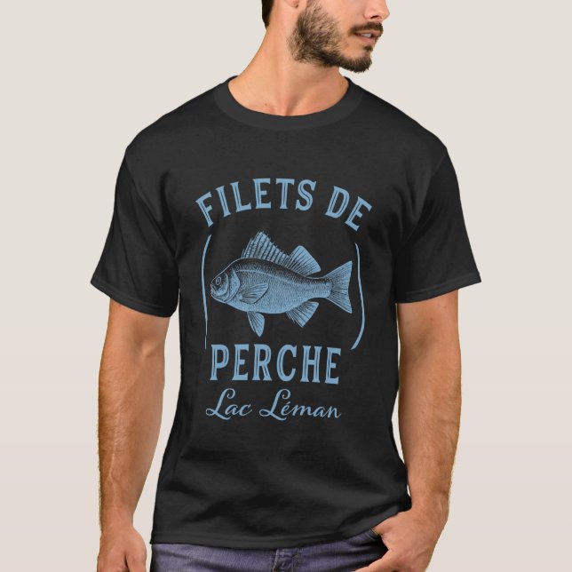 Perch Fish Fillets Filets de Perche T-Shirt (Front)