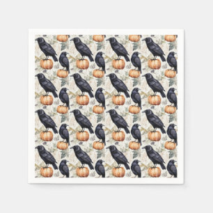 Perch & Pumpkin Napkin