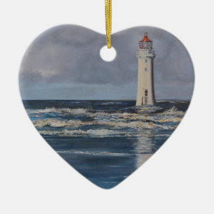 Perch Rock Lighthouse Ceramic Ornament