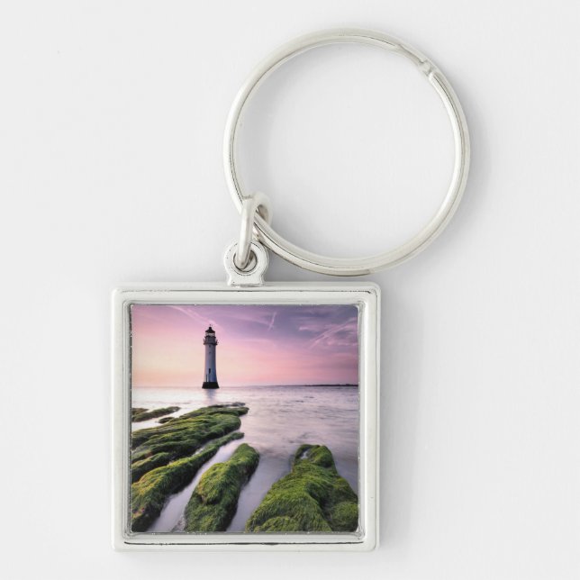 Perch Rock Lighthouse Key Ring (Front)
