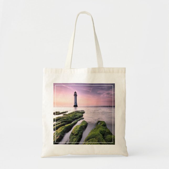 Perch Rock Lighthouse Tote Bag (Front)