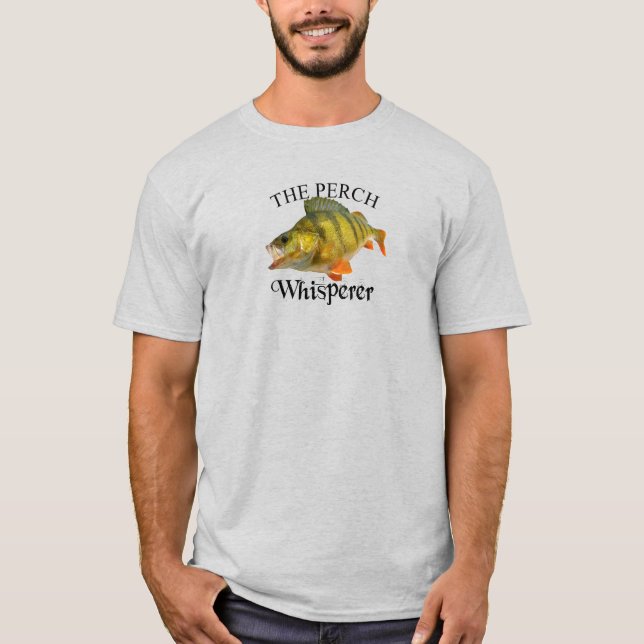 Perch Whisperer Light T-Shirt (Front)