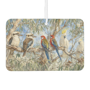 Perched Among the Eucalyptus Car Air Freshener