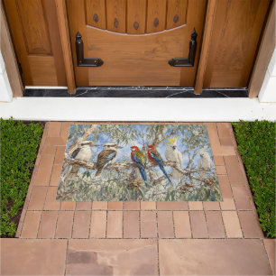 Perched Among the Eucalyptus Doormat