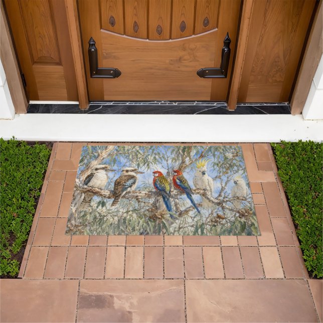 Perched Among the Eucalyptus Doormat (Outdoor)