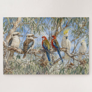 Perched Among the Eucalyptus Jigsaw Puzzle