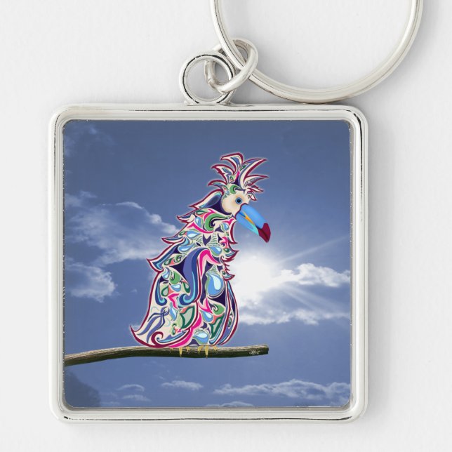 Perched Key Ring (Front)