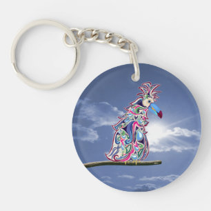 Perched Key Ring
