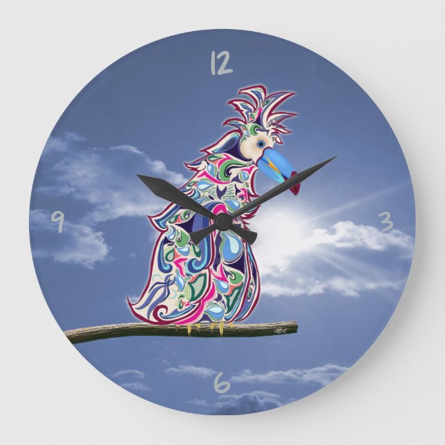 Perched Large Clock (Front)