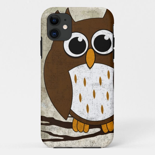 Perched Owl Case-Mate iPhone Case (Back)