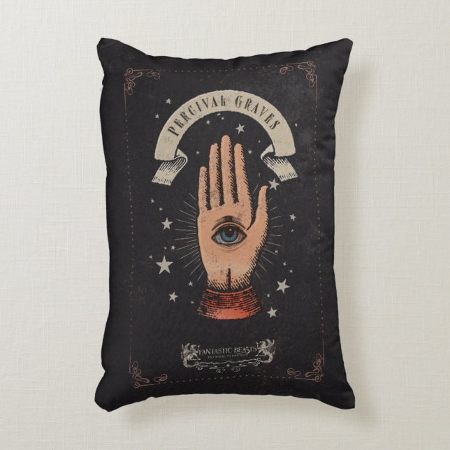 PERCIVAL GRAVES™ Magic Hand Graphic Decorative Cushion (Front(Vertical))
