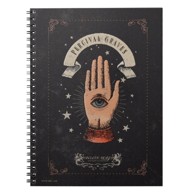 PERCIVAL GRAVES™ Magic Hand Graphic Notebook (Front)