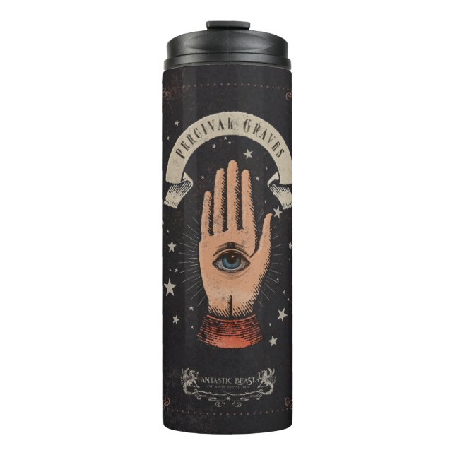 PERCIVAL GRAVES™ Magic Hand Graphic Thermal Tumbler (Front)