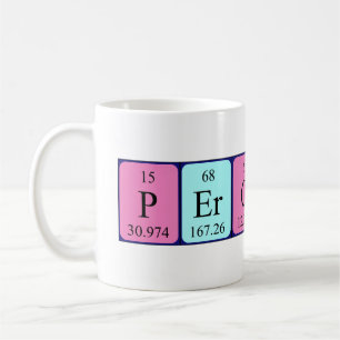 Percival periodic table name mug
