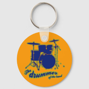 percussion drums ~ drummer key ring