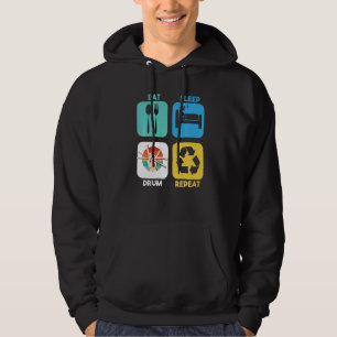 Percussion Instrument Drum Music Drummer Musician Hoodie