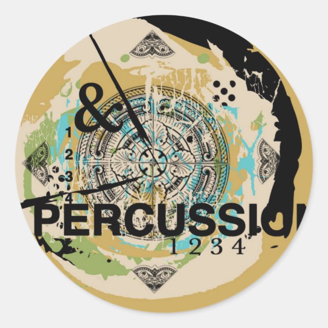 Percussion Laptop/Drum pad/etc Sticker (Front)