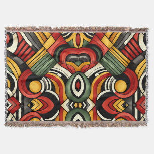 Percussion Rhythms Throw Blanket