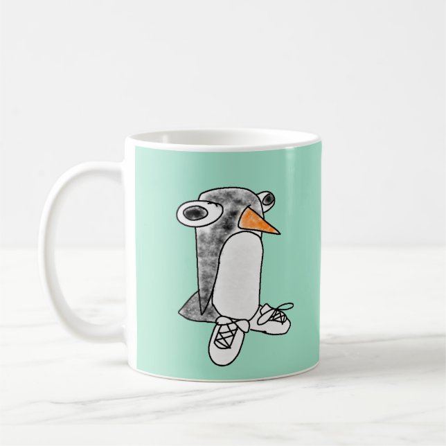 Percy Penguin "Brain.exe Not Responding" mug (Left)