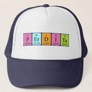 Perdita periodic table name hat