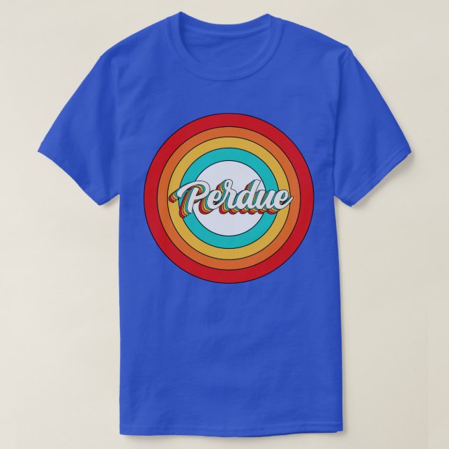 Perdue Name Shirt Vintage Perdue Circle (Design Front)