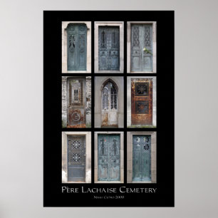 Père Lachaise Cemetery Crypt Print