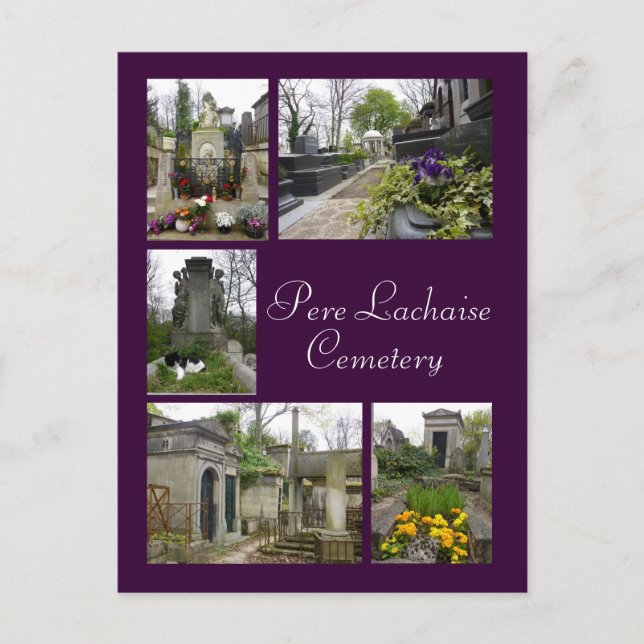 Pere Lachaise Postcard (Front)