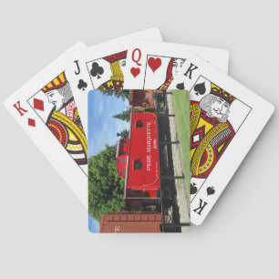 Pere Marquette Caboose A986 playing cards