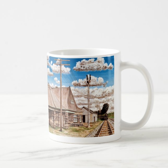 Pere Marquette Depot - Kingsville, Ontario Coffee Mug (Right)