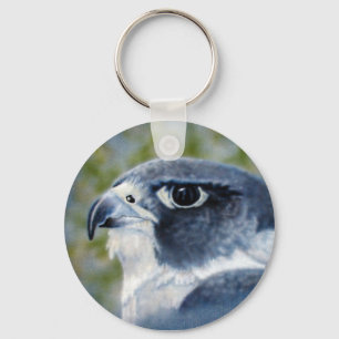 Peregrine-airbrush Key Ring