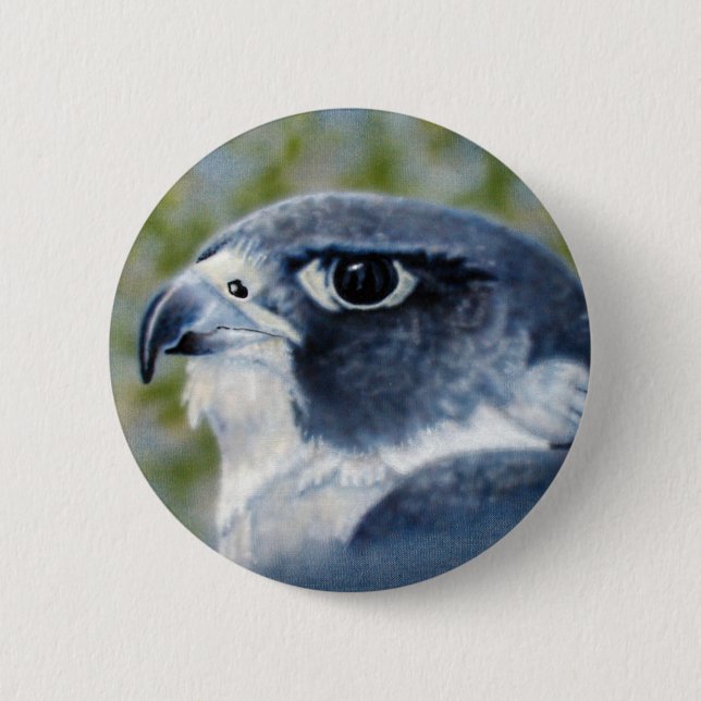 Peregrine Falcon Button (Front)