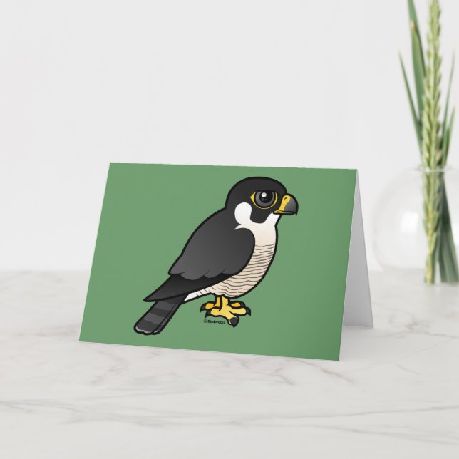 Peregrine Falcon Card (Front)