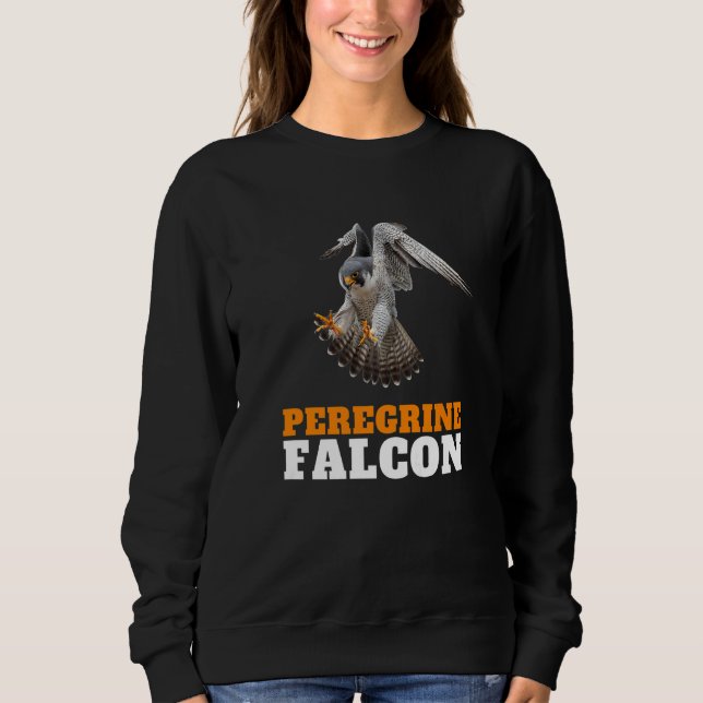 Peregrine Falcon  Falco Peregrinus Faucon Pèlerin Sweatshirt (Front)